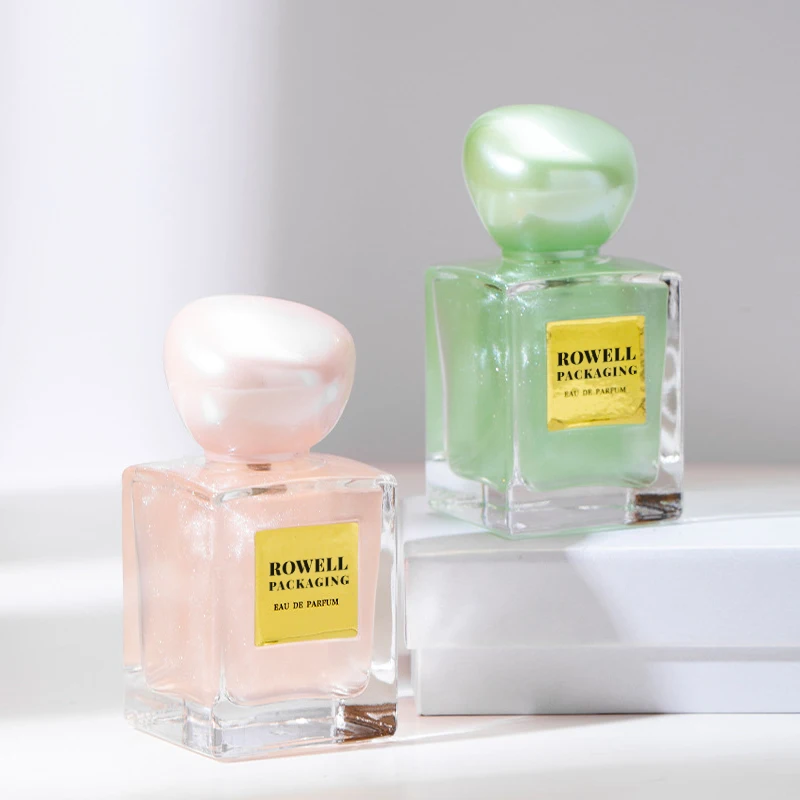 luxury design Macaron series perfume bottle with box packaging cosmetic perfume bottle suit 25 ml