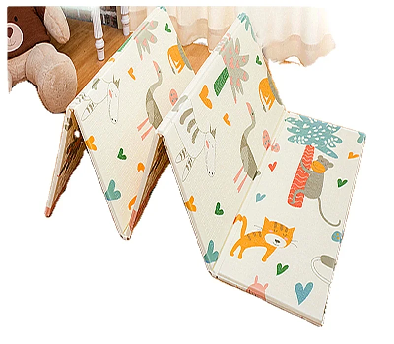 Wholesale En71 Newborn Infant Sleep Toys Foldable Soft Cotton Kid Floor Activity Gym Musical Piano Keyboard Baby Crawl Play Mat