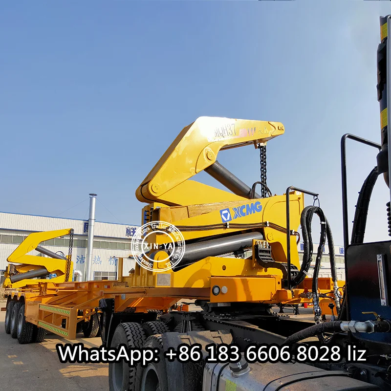 20/40 ft swinglifters steelbro side loader lifter container side loading semi trailer