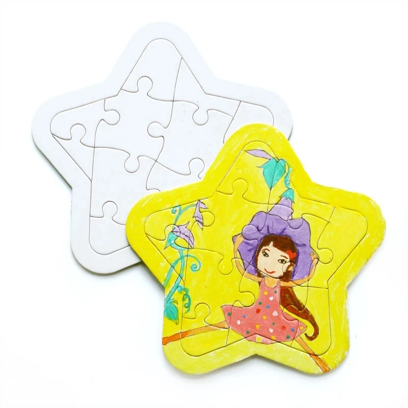 Kids Education Jigsaw Puzzles Toys Blanks Puzzles DIY Blank Custom Puzzle