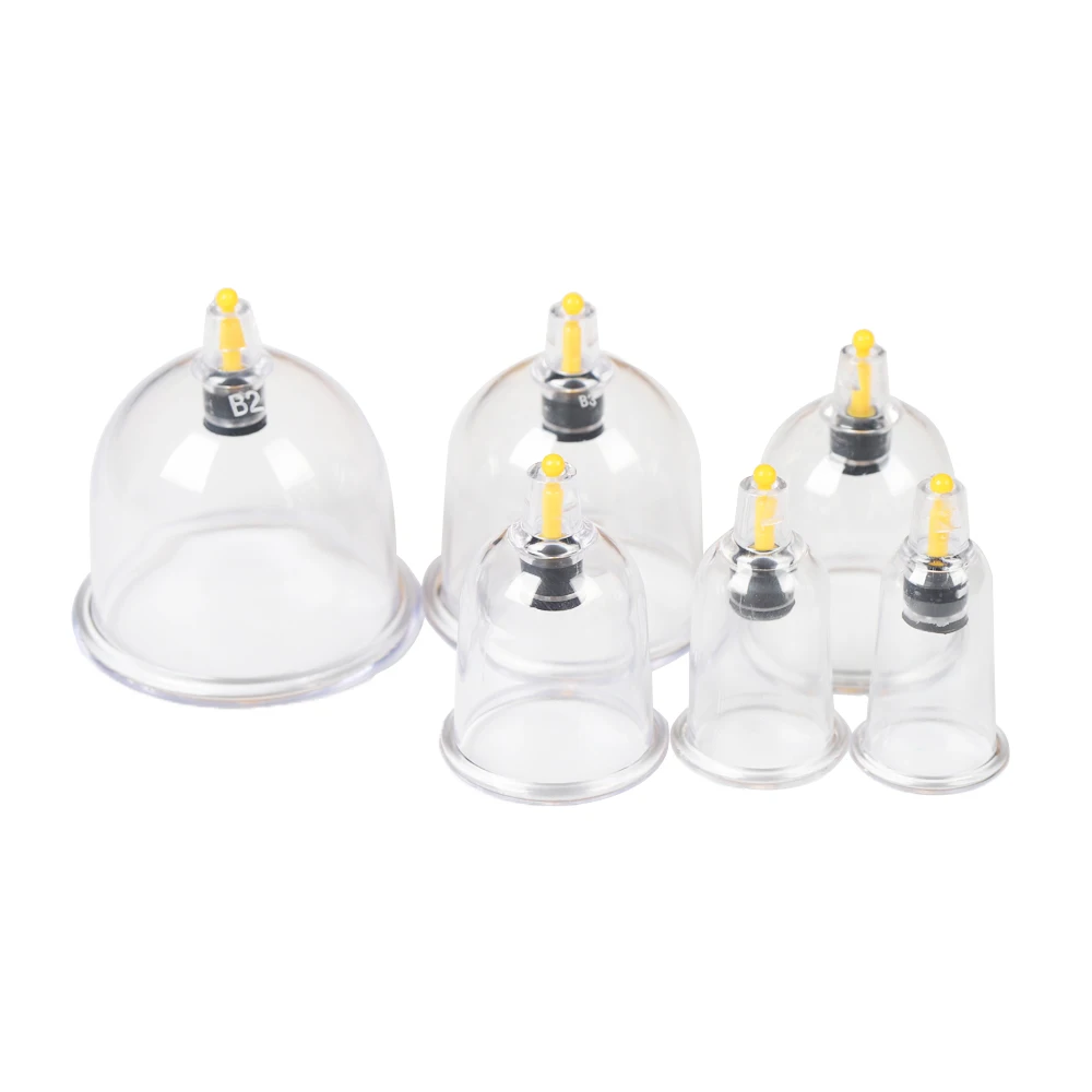 Disposable Cupping Cups Therapy Set Health Care Body Cupping Set B2 Hijam High Quality Sterilized Plastic 1pcscupping Set Box Ce