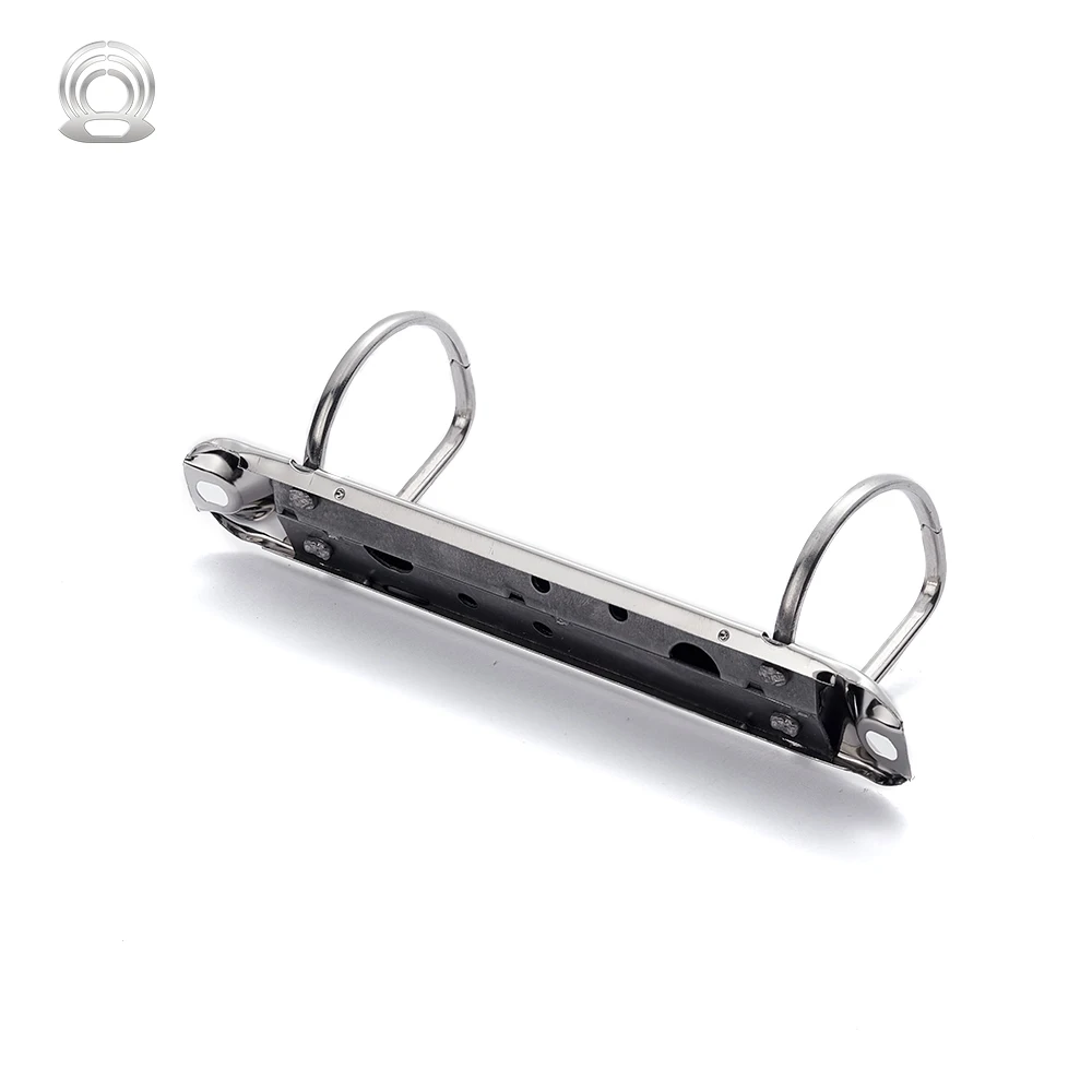 2-Hole Metal D Ring Binder Clip Folder Type with Strong Ring Mechanism