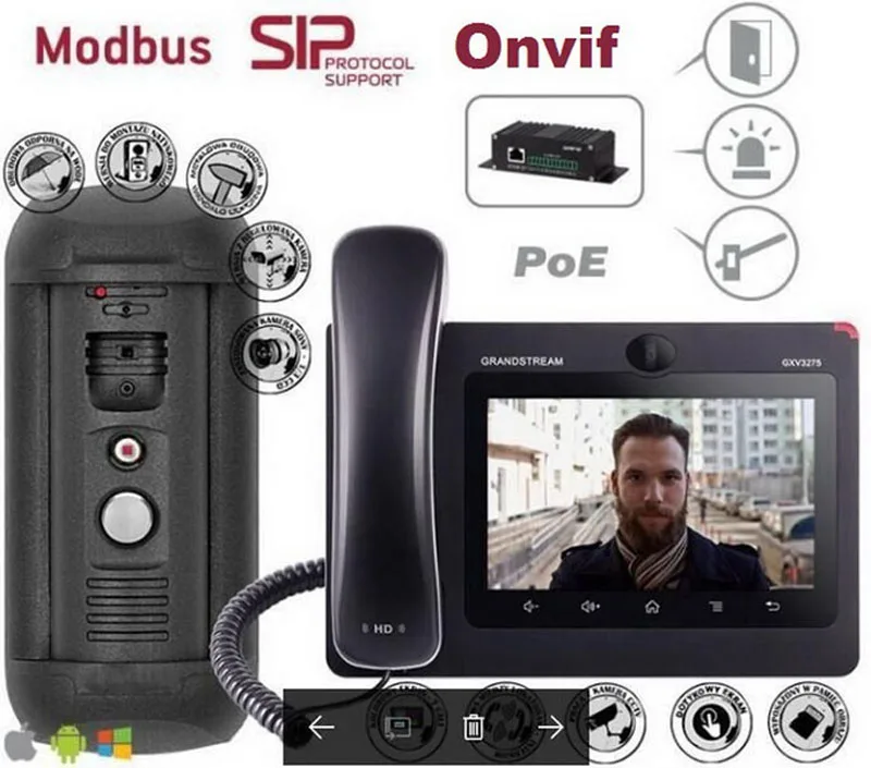  Смартфон четкие изображения Hd видео дверной звонок аудио домофон Сделано в Китае телефон с камерой проводной для умного