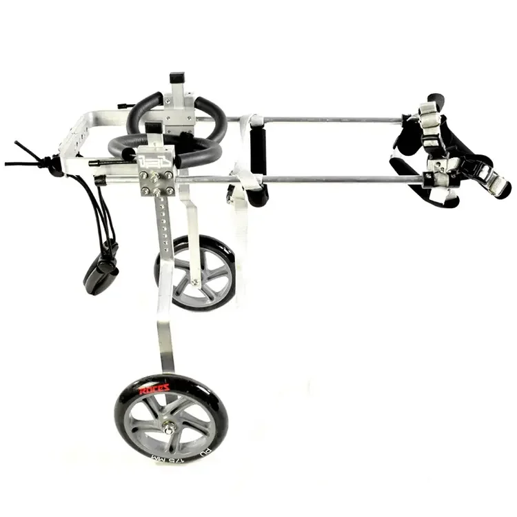 4 Wheels Adjustable Pet Dog Cat Wheelchair Wheel Chair Walker For Pet Dog Cat Back Legs