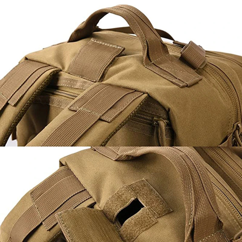 Custom Waterproof Assault Tactical Rucksack Hiking Outdoor Molle Fitness Trekking Bag Gym Sports Tactical Backpack