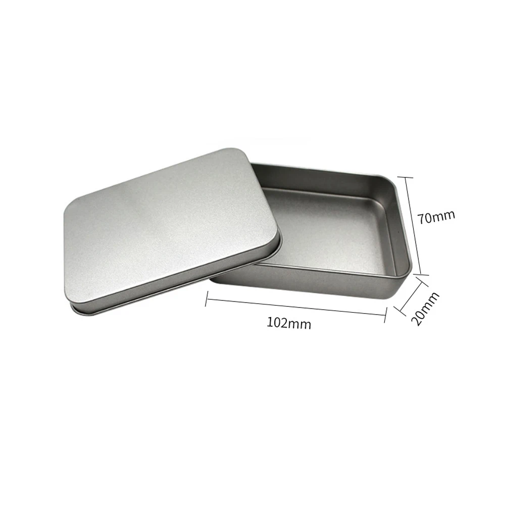 Metal Cookies Cards Tin Cans Chewing Gum Pills USB Wedding Gift Tea Cake Candy Biscuit Packing Storage Containers Box for Mint