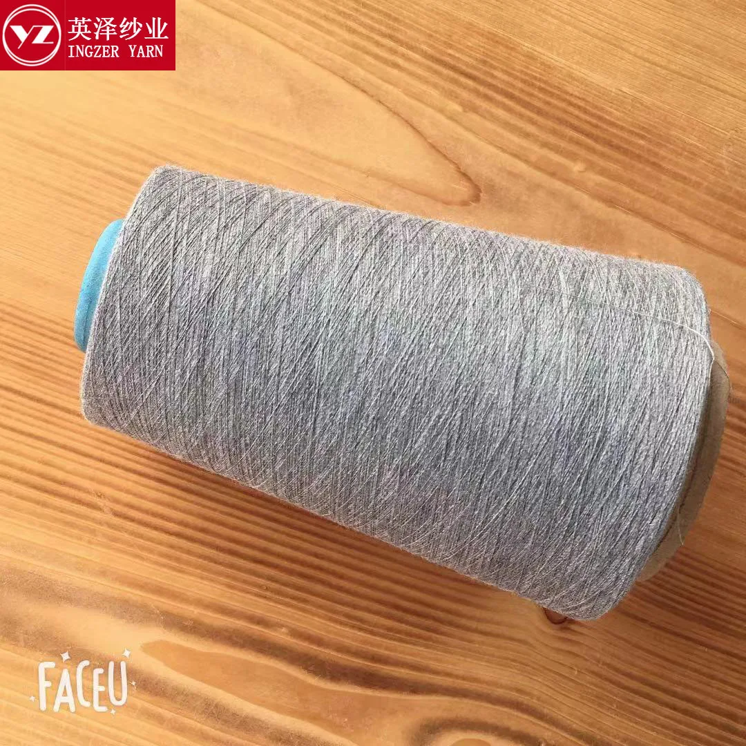 32ST/R 65/35 Hemp grey  fancy yarn can be processed by custom color spun yarn blended yarn