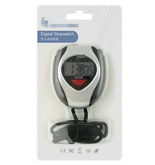 Multi Functional Electronic Digital Sport Stopwatch Timer Large Display with Date Time and Alarm