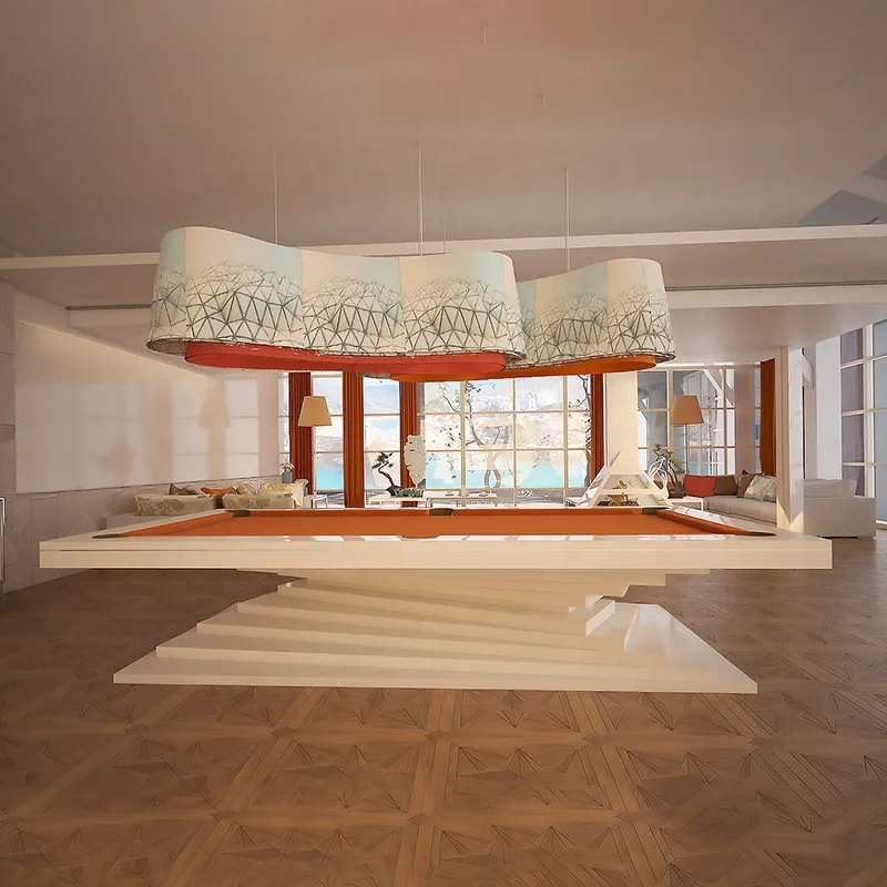 2021 New arrival High end luxury modern slate pool table American style 8ft 9ft indoor  billiard table