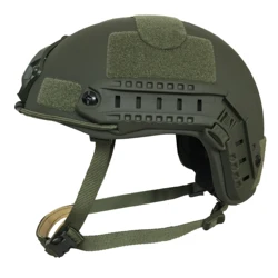 Hight efficiently black military ballistic bullet proof helmet for police