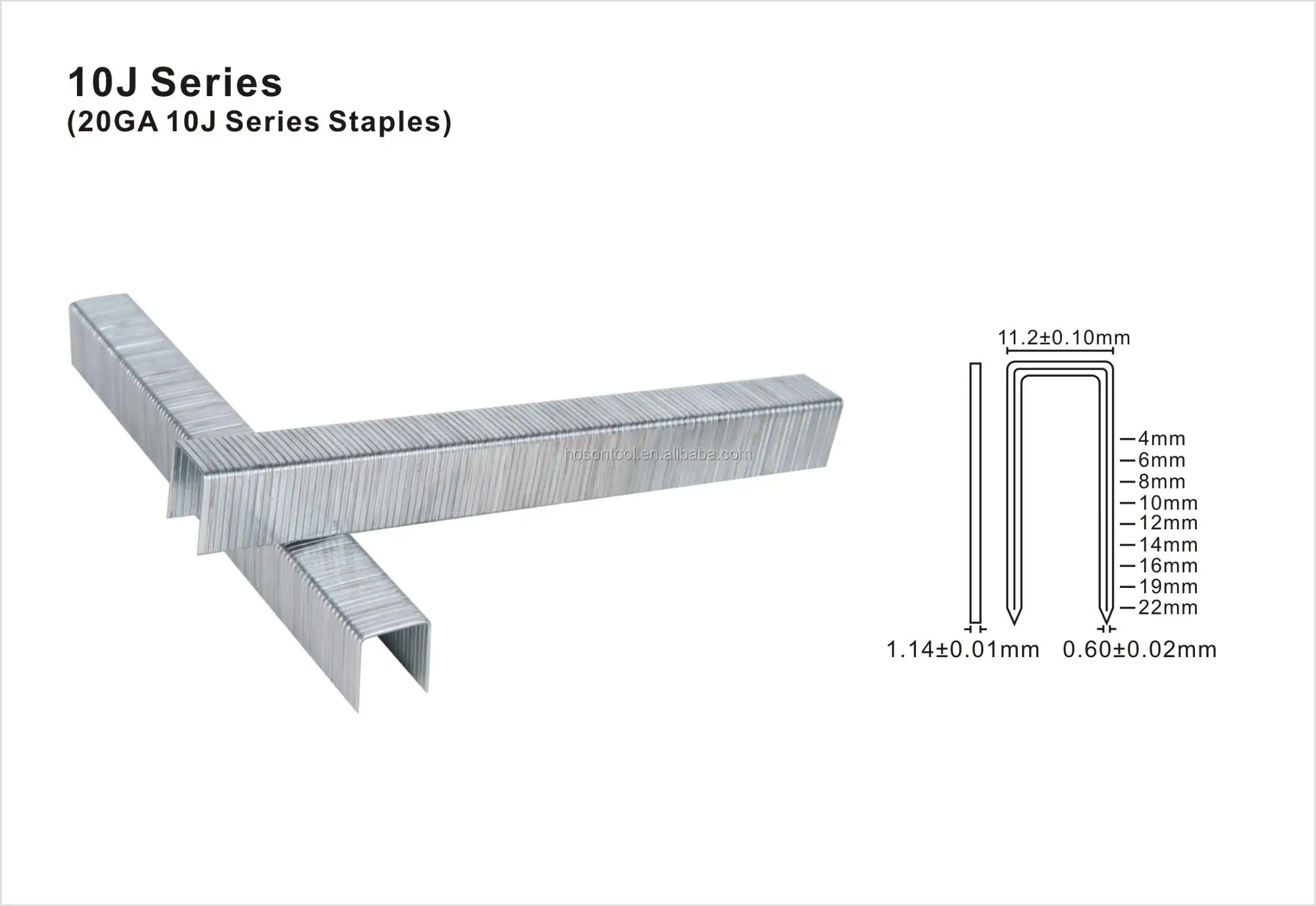 Best price for 20GA 10J series wire staples High quality galvanized 1010J 1013J