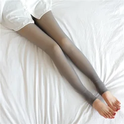 hot sell Translucent Warm Pantyhose Leggings Slim Stretchy Opaque Soft Tights for Winter Outdoor