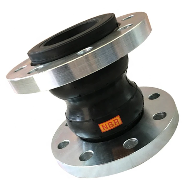 EPDM Double Sphere Pipe Fittings Small Pump Flanged Turn Over flexible connection Rubber Joint