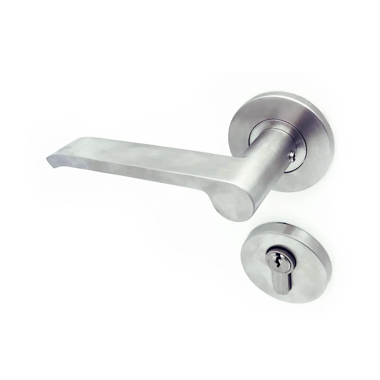 Modern Double-Sided Bathroom Shower Door Lock Set Includes Brass Steel Glass Handle Knob & Toilet Indicator for Villas