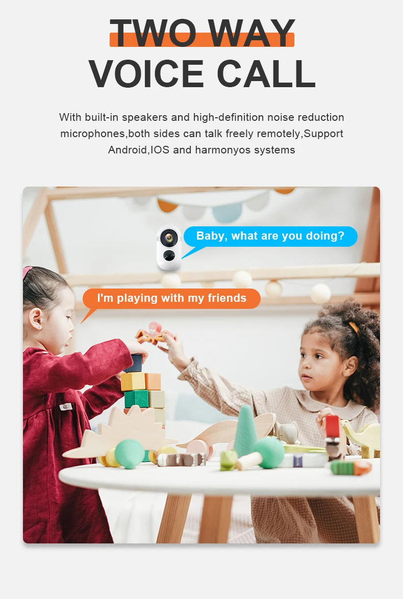 Home Security wireless camera tuya  cctv camera 1080P smart wireless wifi waterproof small network camera