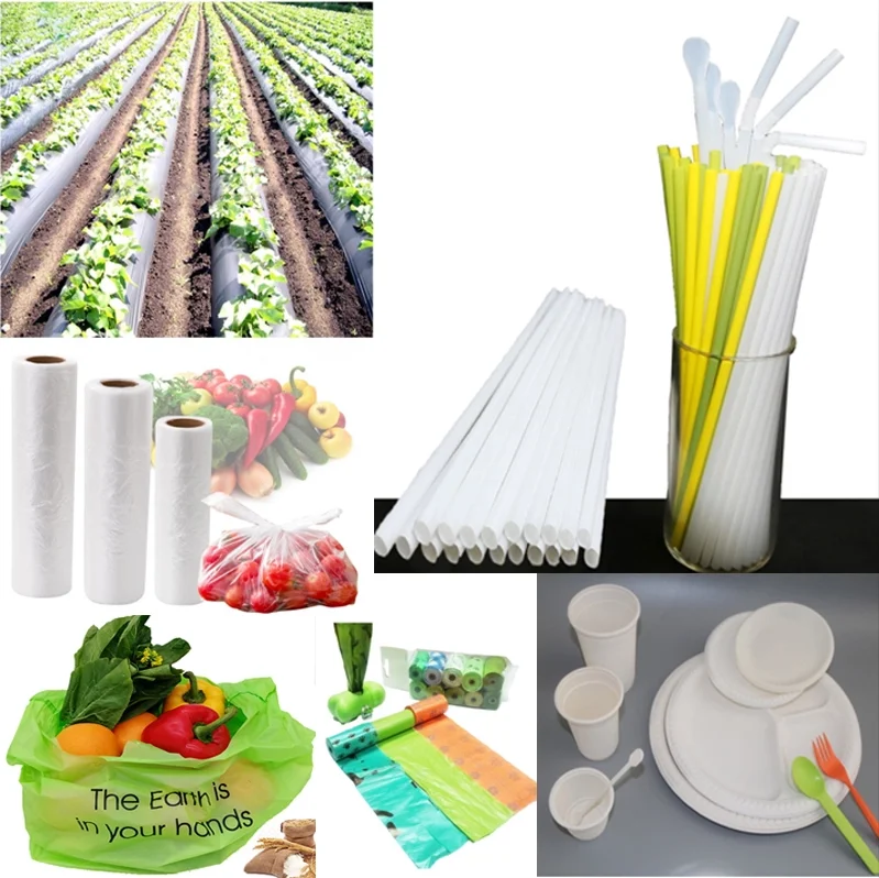 
Biodegradable plastic pellets machine corn starch plastic pellet making machine 