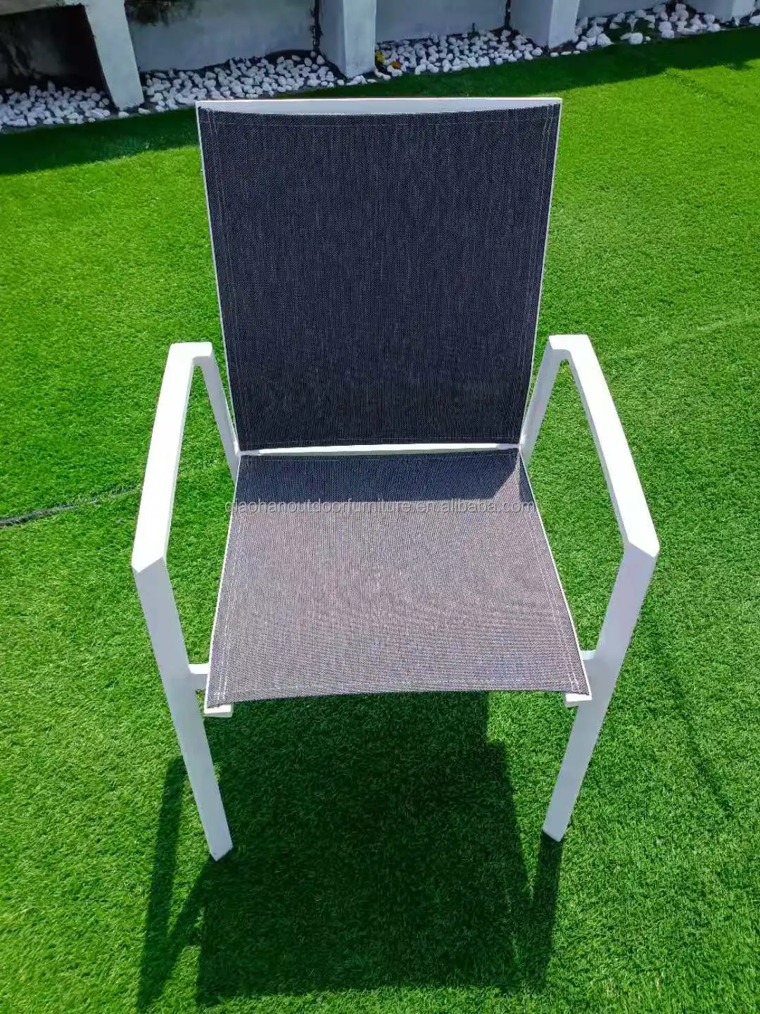 Garden Furniture Aluminium Outdoor Wicker Modern leisure furniture Style Patio bistro sofa chair with coffe table