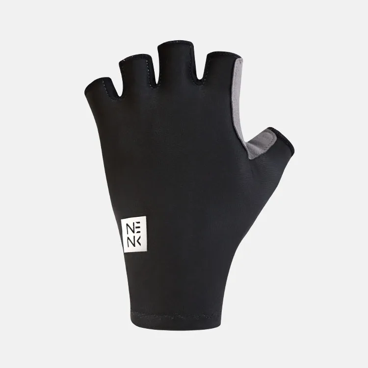 High quality black cycling gloves custom sublimation printing color and pattern half finger cycling gloves manufacturer
