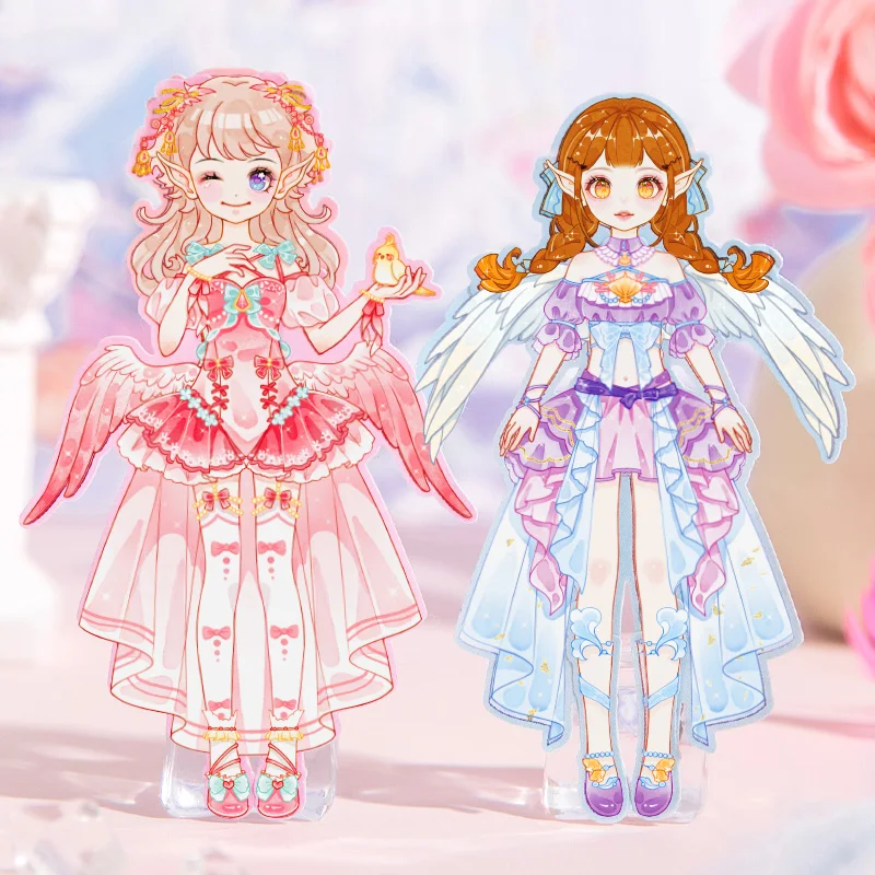 Simno 10 Sheets Cute Kawaii Kids DIY Dress Up Stickers with Painrting Cards