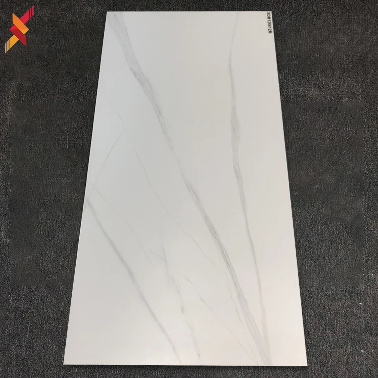 Low Price 600x1200 Big Size White Marble Design Porcelanto Bathroom Tile Interior Glazed Ceramic Porcelain Floor and Wall Tiles