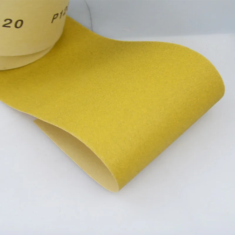 
Aluminum Oxide Self-Adhesive Sandpaper In Rolls Yellow For Machine Polishing 