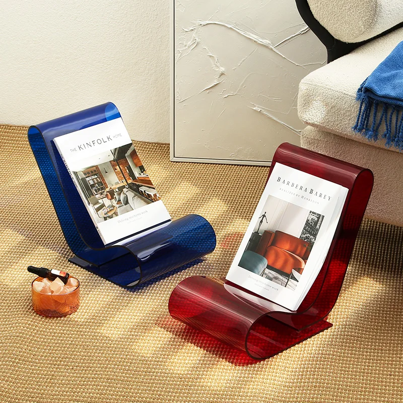 2022 New Product Clear Acrylic Easel Book Display Rack Artwork Stand Holder Bookshelf Magazine Display Holder