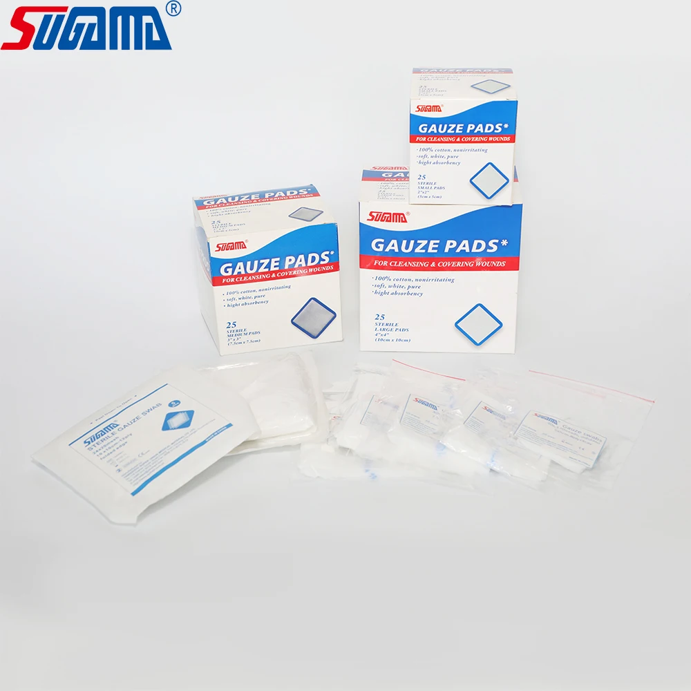 Non-sterile gauze sponge/pads/swabs medical non sterile gauze sponge