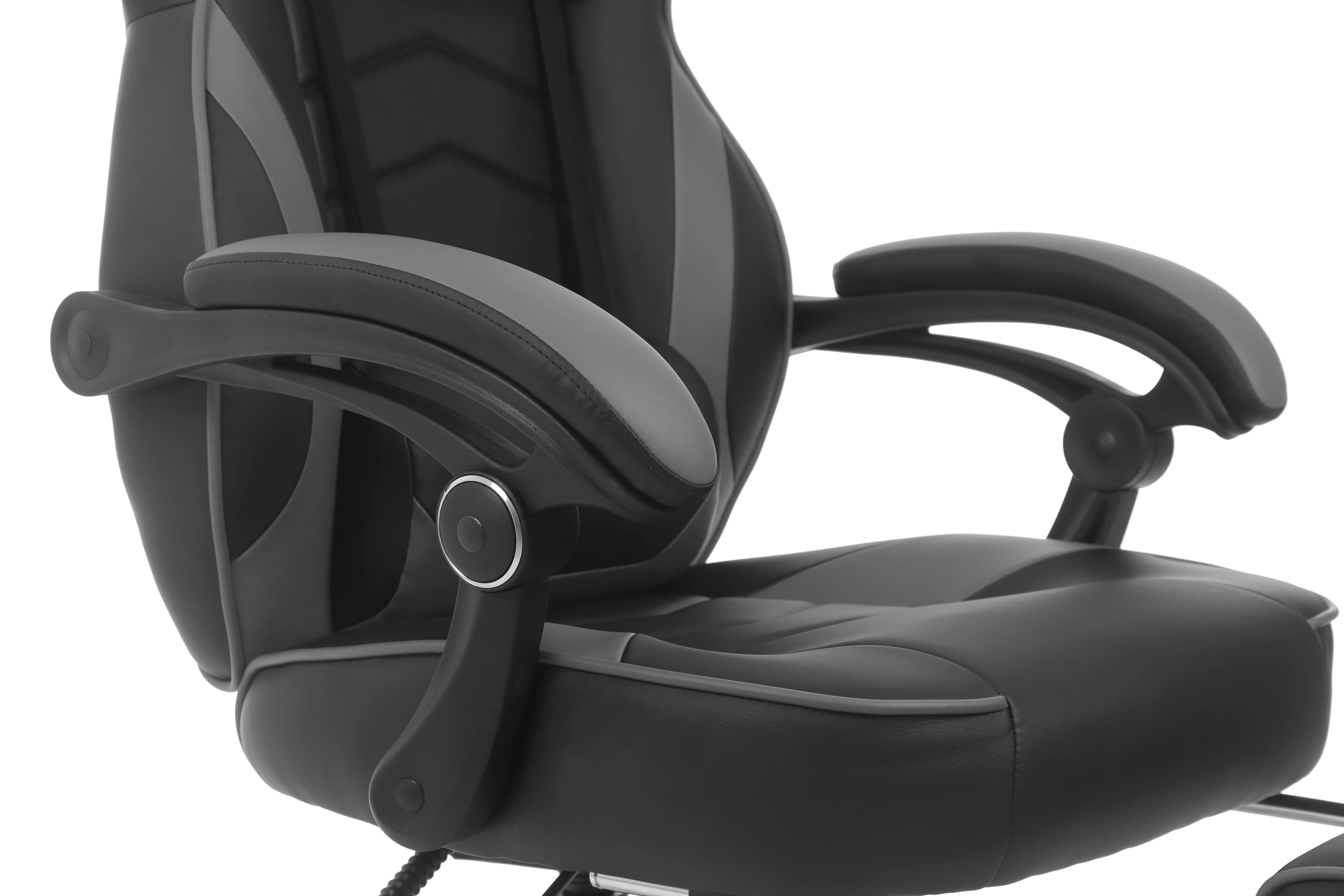 durable gray gaming chair for heavy people gamer chair with footrest grey massage gamer chair cadeira de jogos