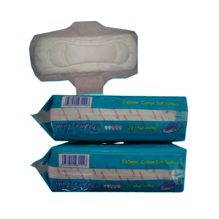 Оптовая продажа, низкая стоимость, женские толстые анионные менструальные гигиенические прокладки