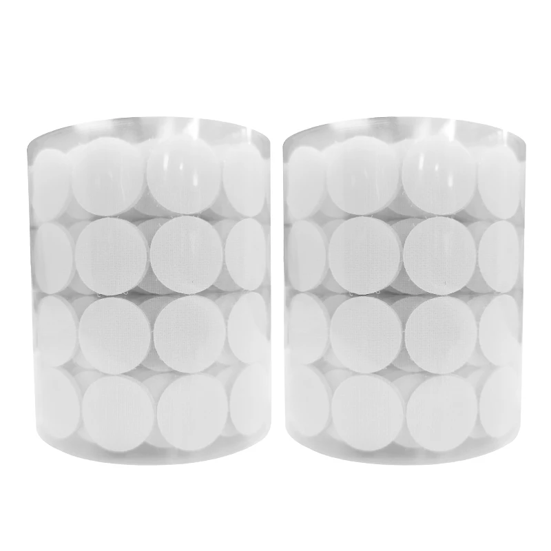 Wholesale Strong Adhesive Round Sticky Back Velcroes White Self-Adhesive Dots DIY Quiet Books in Preschool High-Tack 3M Adhesive