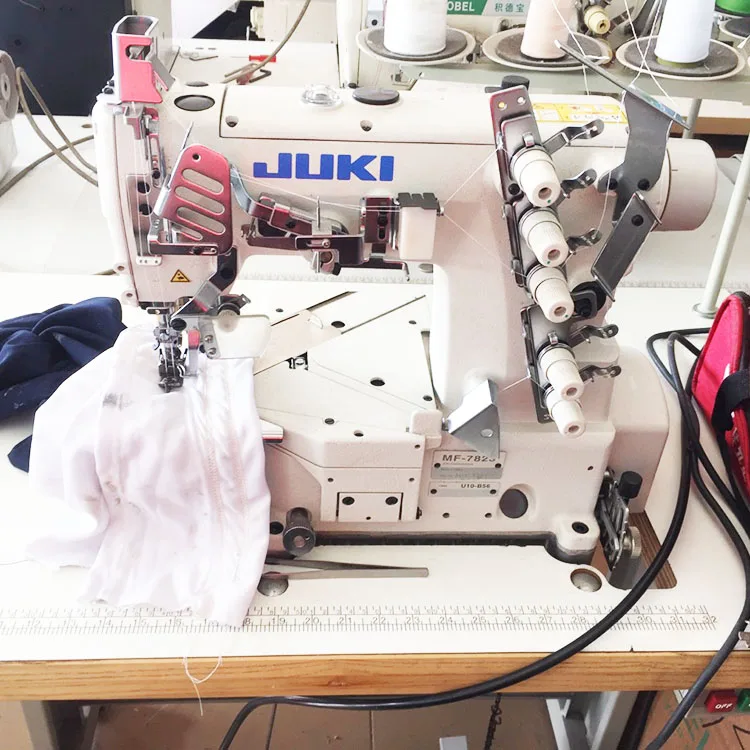 Wholesale price JUKI 7823 cylinder sewing machine flatlock  for cloth downswing