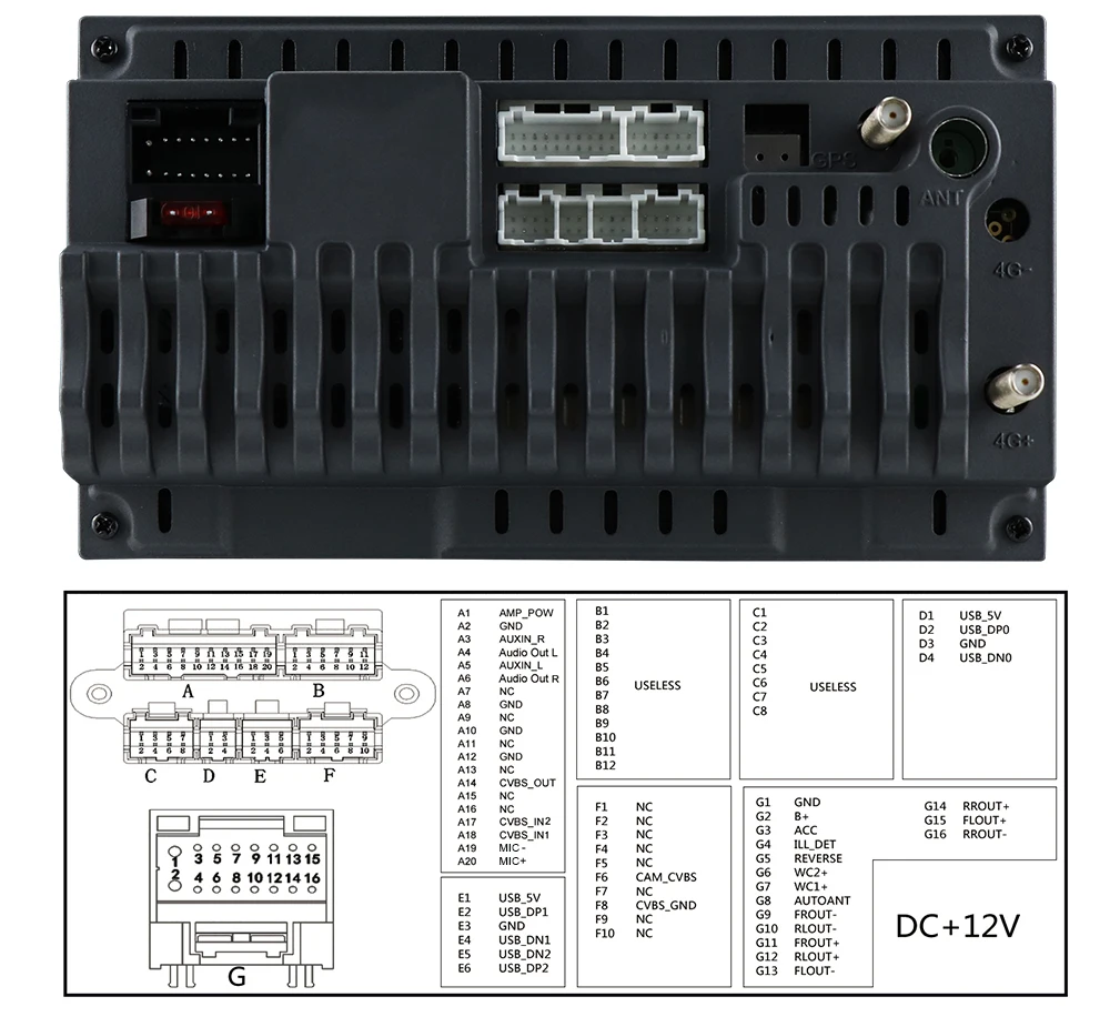 Factory direct car Stereos Gps radio host DSP TPMS DAB+ 4G Android 10.0 car radio with screen for audi A3
