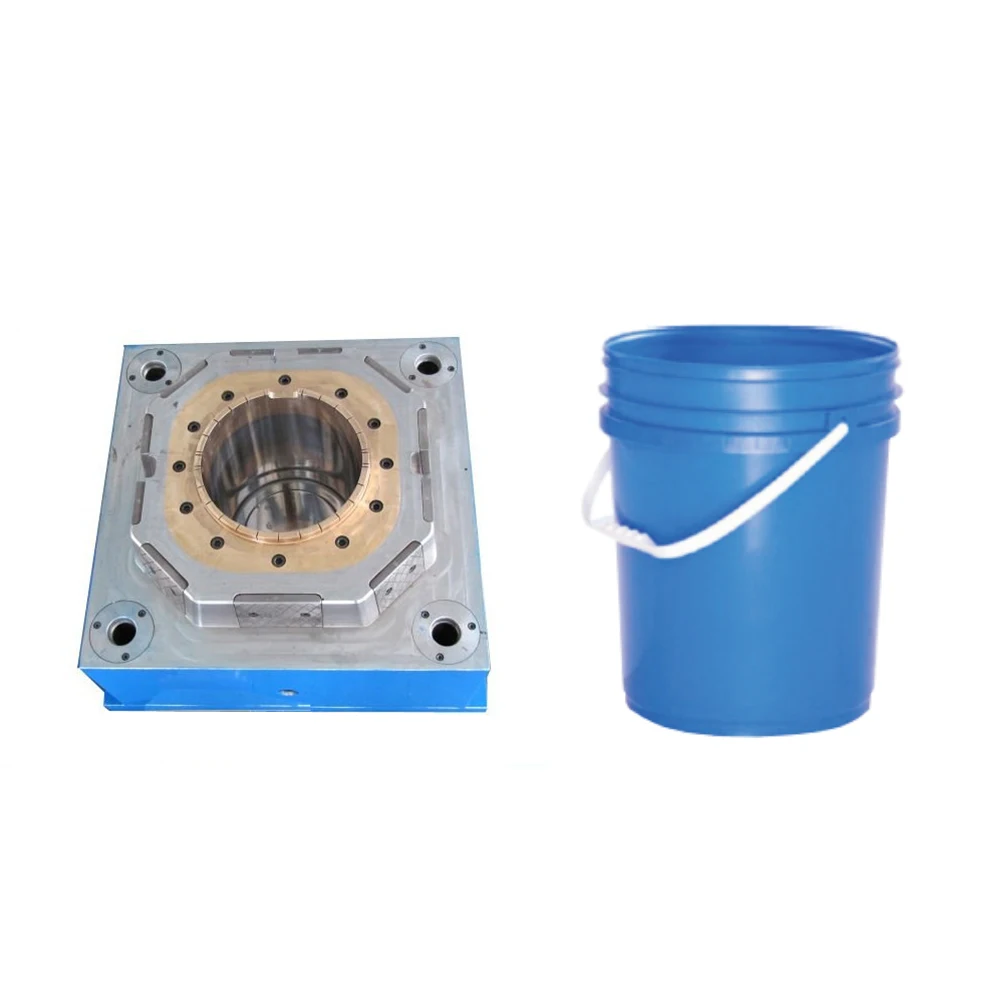 Plastic pail bucket mould for injection moulding machine