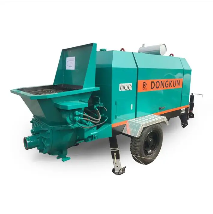 High Efficiency diesel machine small pump self loading concrete mixer