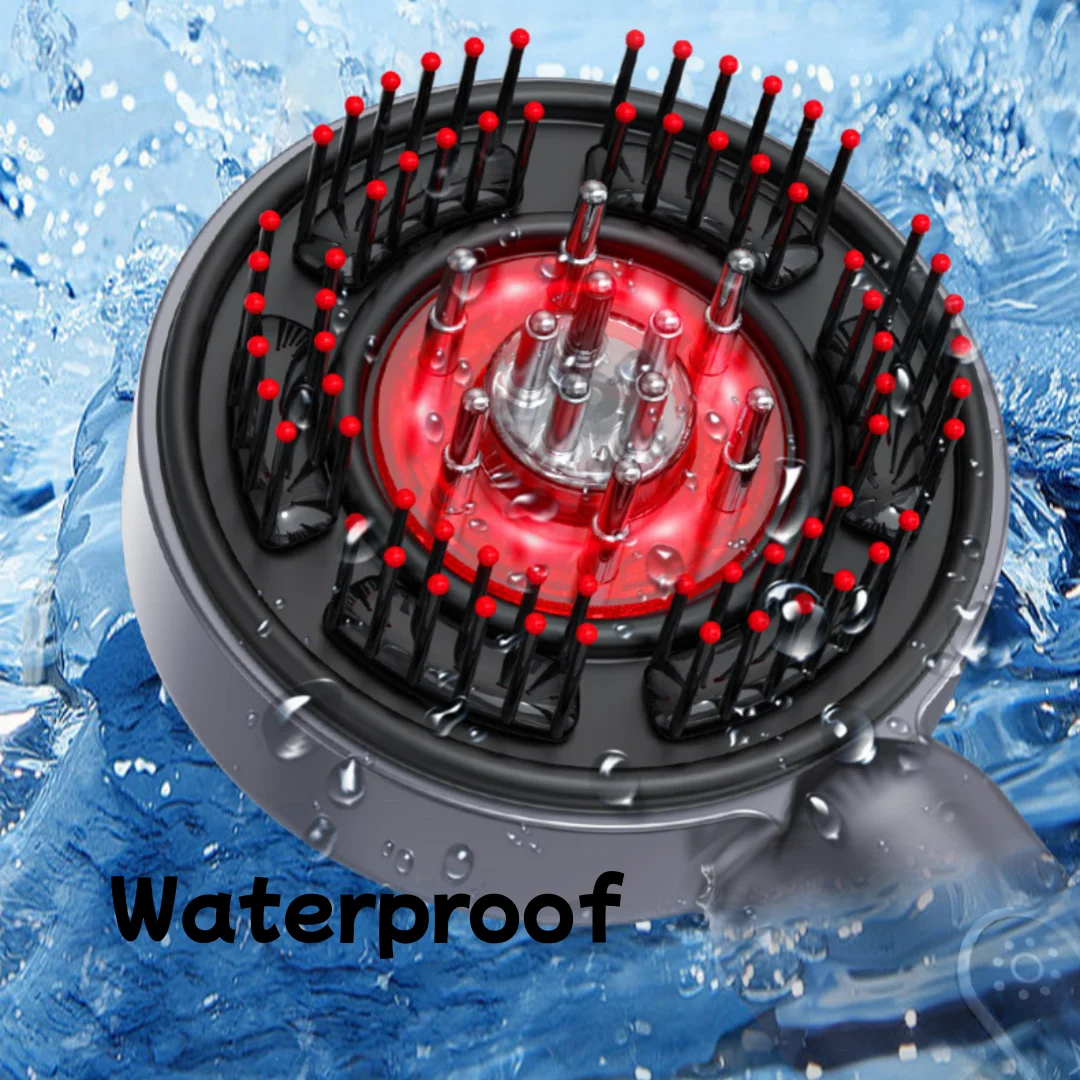 Trend Product 2024 Anti Hair Loss Scalp Massaging Brush red light therapy Electric EMS Hair Growth Comb