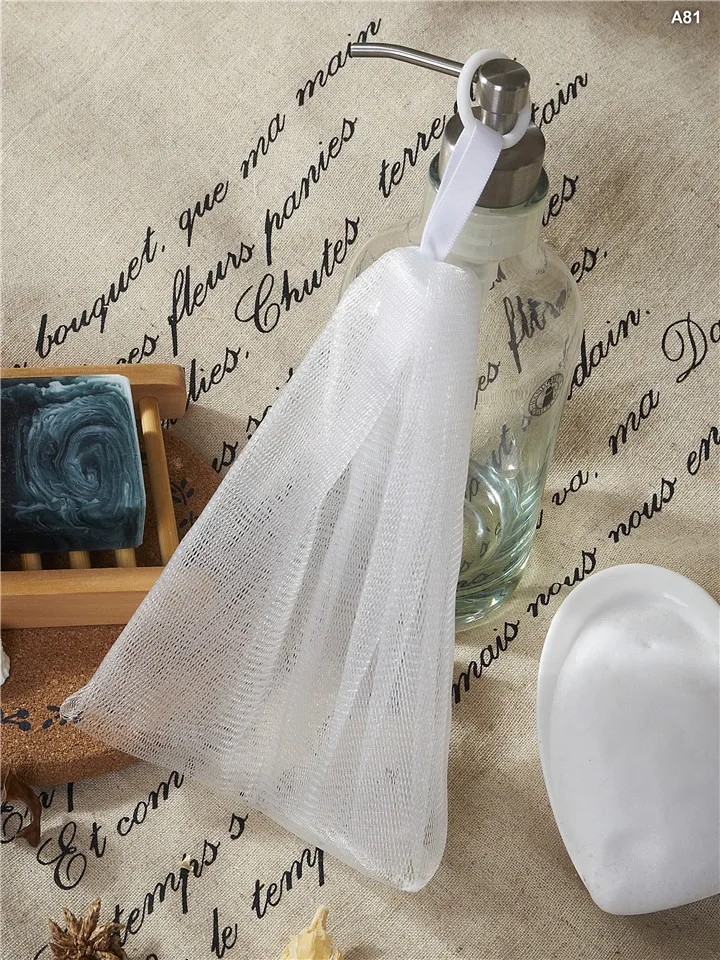 Antibacterial Foam net facial cleanser PE net for facial cleansing& Body soap net A81