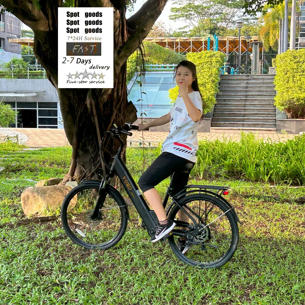 CS20 VOMO Skinny spining bike EU warehouse Factory Direct Price Step Through skinny Tire Ebike 250w Motor Ebike