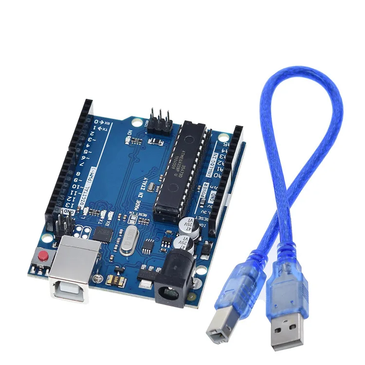 UNO R3 development board official version UNO R3 USB cable for free ATmega328P single chip Microcomputer