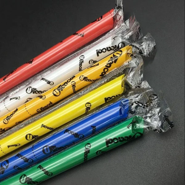hot sale plastic bubble tea cup pp straw