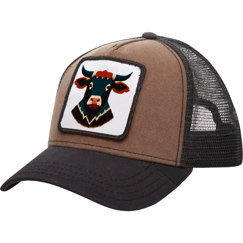 Women Animals Hip Hop high quality 6 panel Trucker Breathable Mesh Casual custom Snapback hat Baseball sport Cap for men man