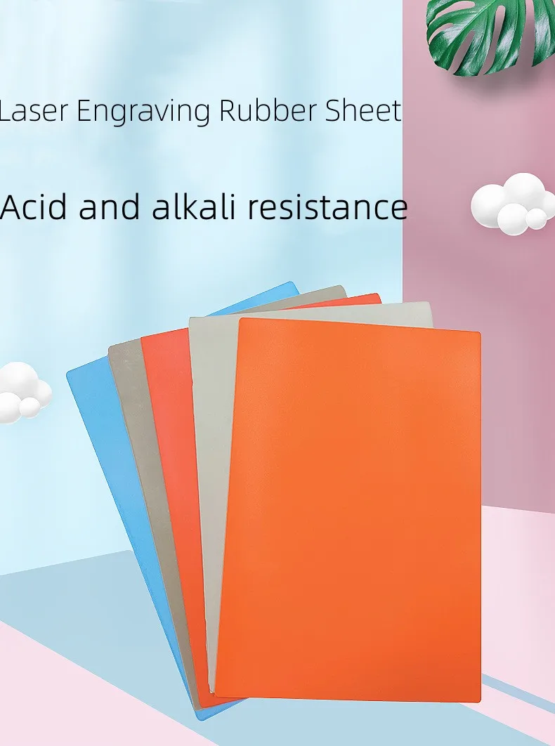 Laser Stamp Rubber Sheet 2.3mm Laser Engraving Rubber Stamp Sheet