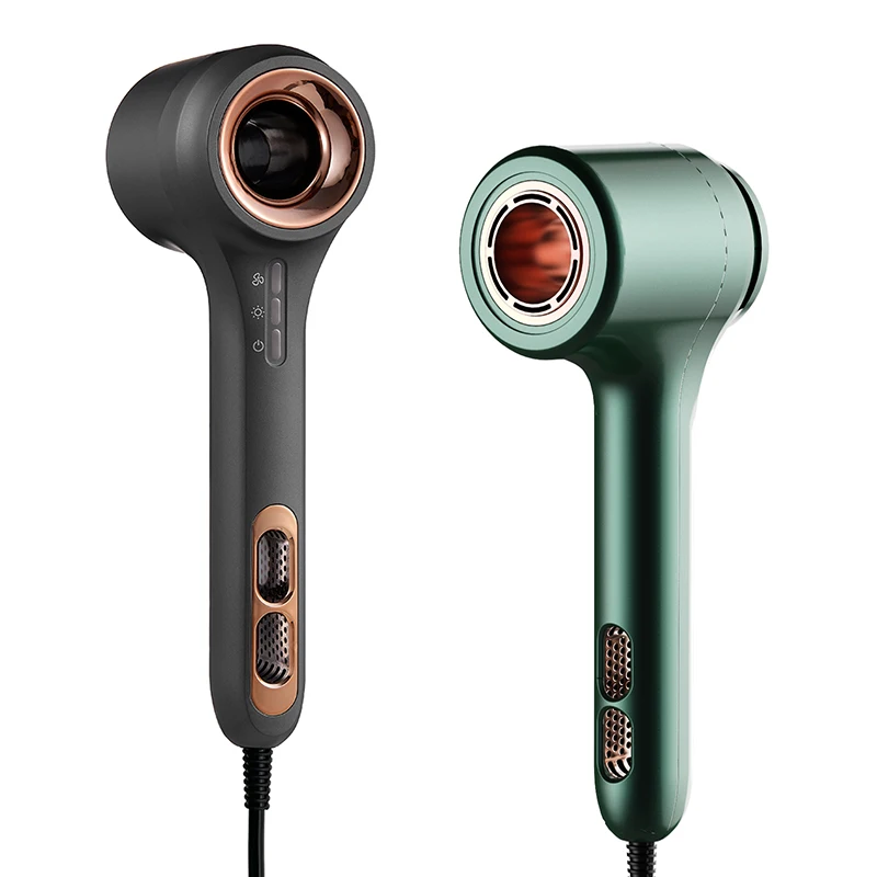 Professional High Power Salon Round Blow Dryer Hot And Cold Wind Brushless Hair Dryer