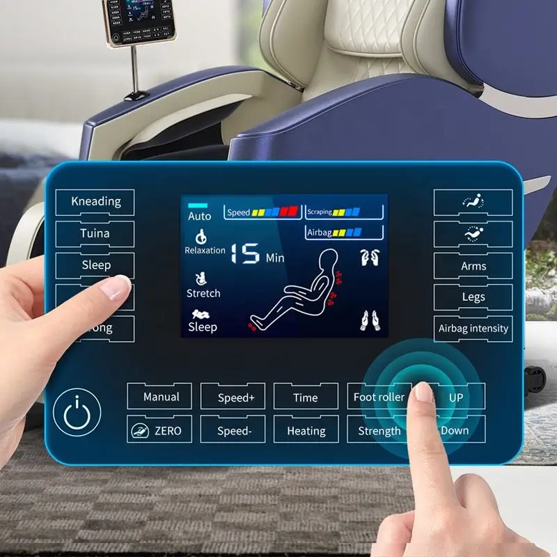 Hot Selling Health Care Products 2024 4D Intelligent Rechargeable Rolling Kneading Massage Chair For Full Body
