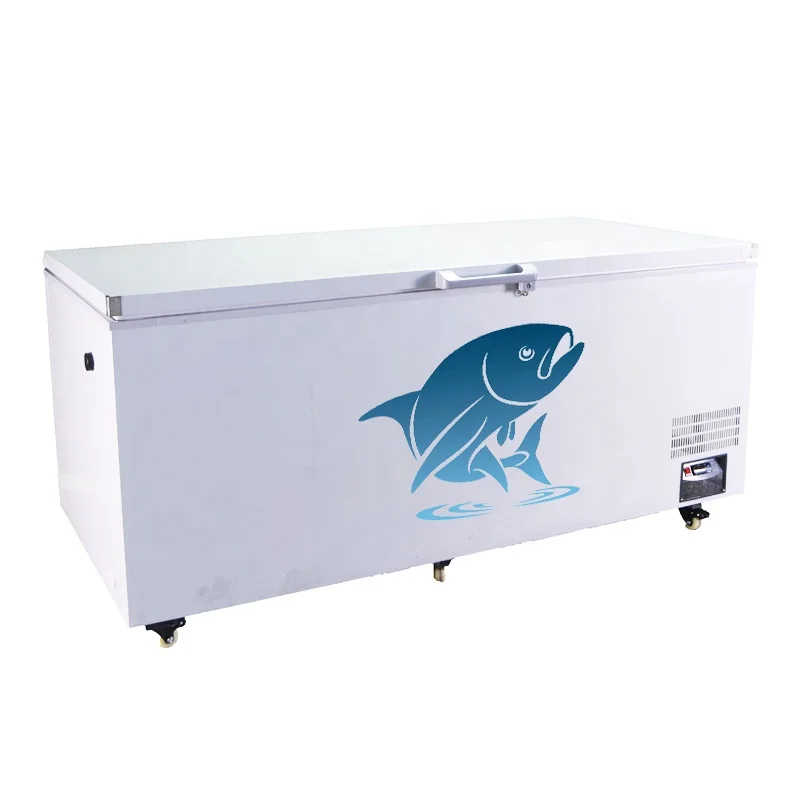 1000L Chest Refrigerator -65 Degree Stainless Steel Kitchen Freezer