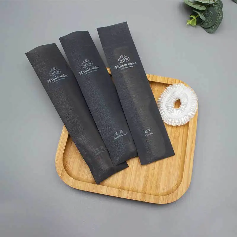 reliable quality Hotel disposable set homestay guest room soft bristled toothbrush shampoo comb Hotel Toilet Set