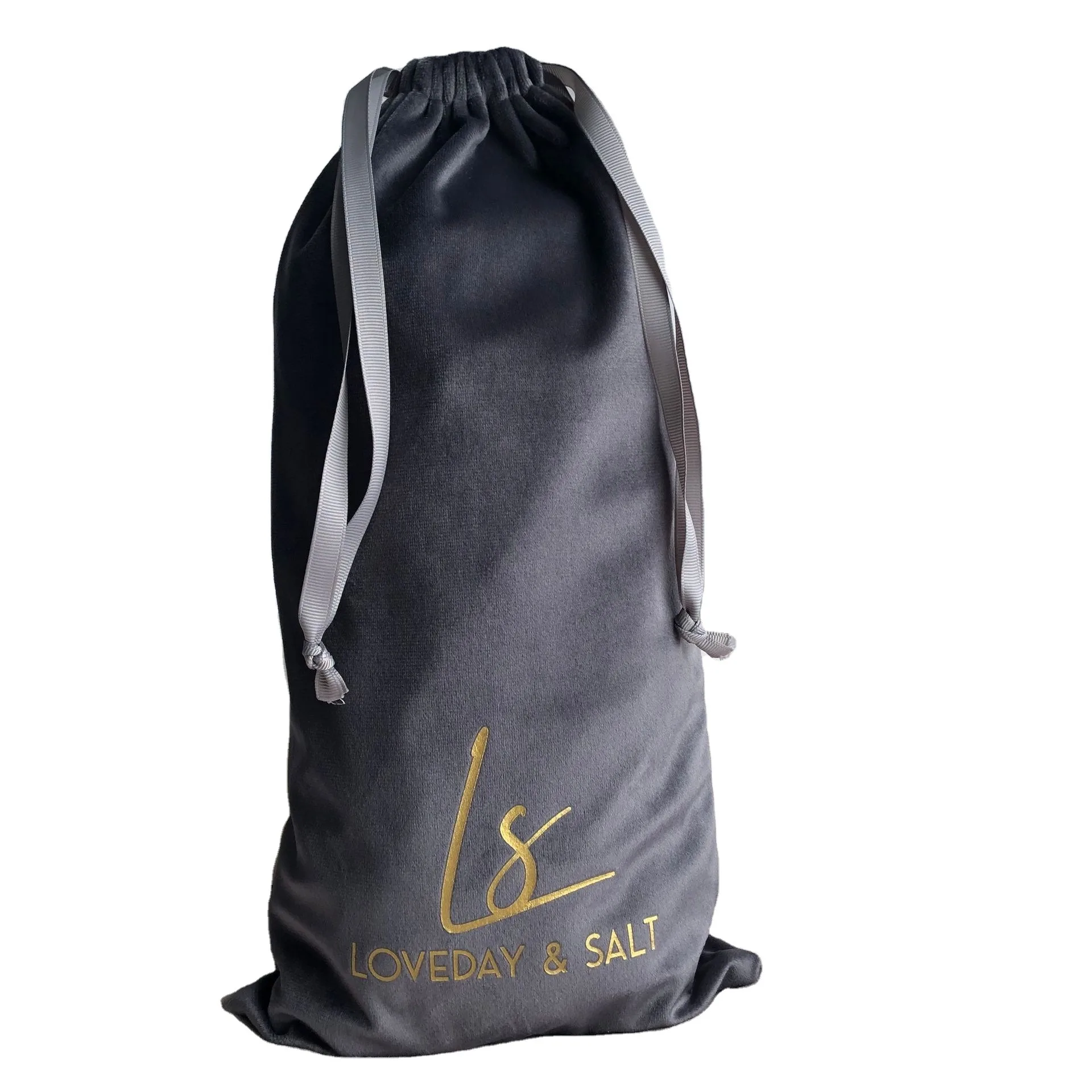 Different Size Custom Logo Printed Sports Organic Travel Drawstring Pouch Shoe Bag For Storage