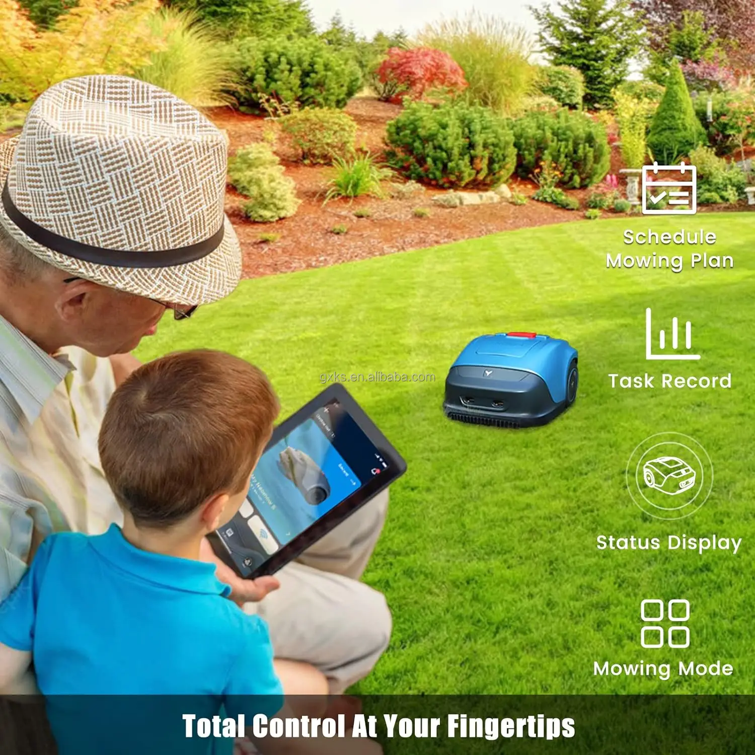 Wireless Cortacesped Tondeuse a Gazon Battery Garden Electric Robotic Lawn Mowers Smart Robot Lawnmower