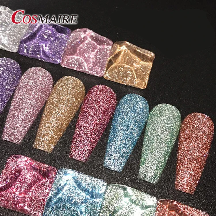 Super Flash Sequin Acrylic Nail Prism Powder Micro Diamond Glitter