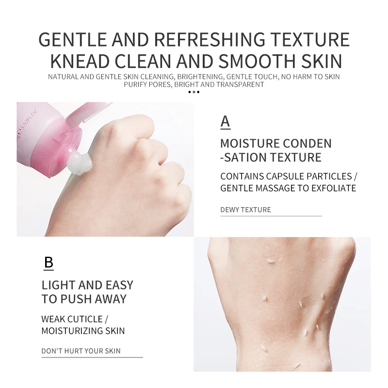 100g SENANA face scrub Peeling Gel aloe blueberry facial exfoliating gel face scrub cleanser