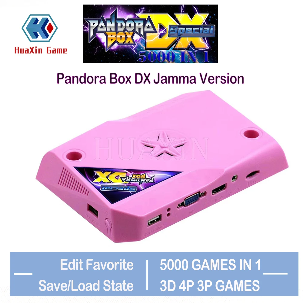 3A Original DX Special 5000 2021 Pandora Box DX 3D Arcade Games Not 3D Wifi 18s Pro 9D 6S 12S Pandoras Box Arcade Kit